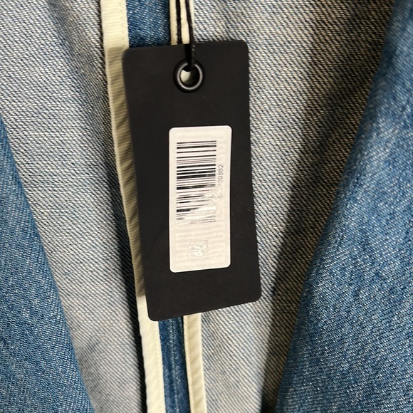 Margot Cotton & Linen Denim Blazer NWT - Picture 10 of 10